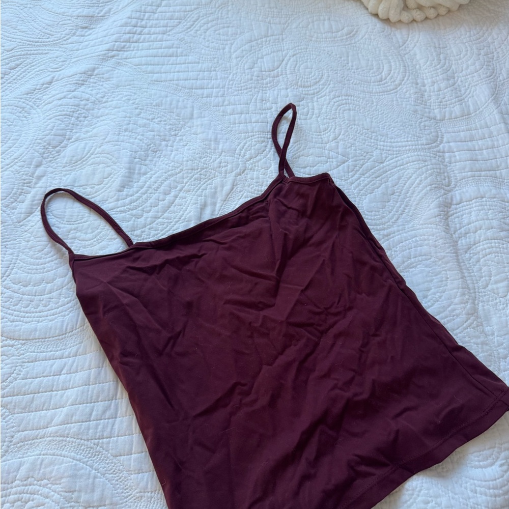 Burgundy Camisole Top